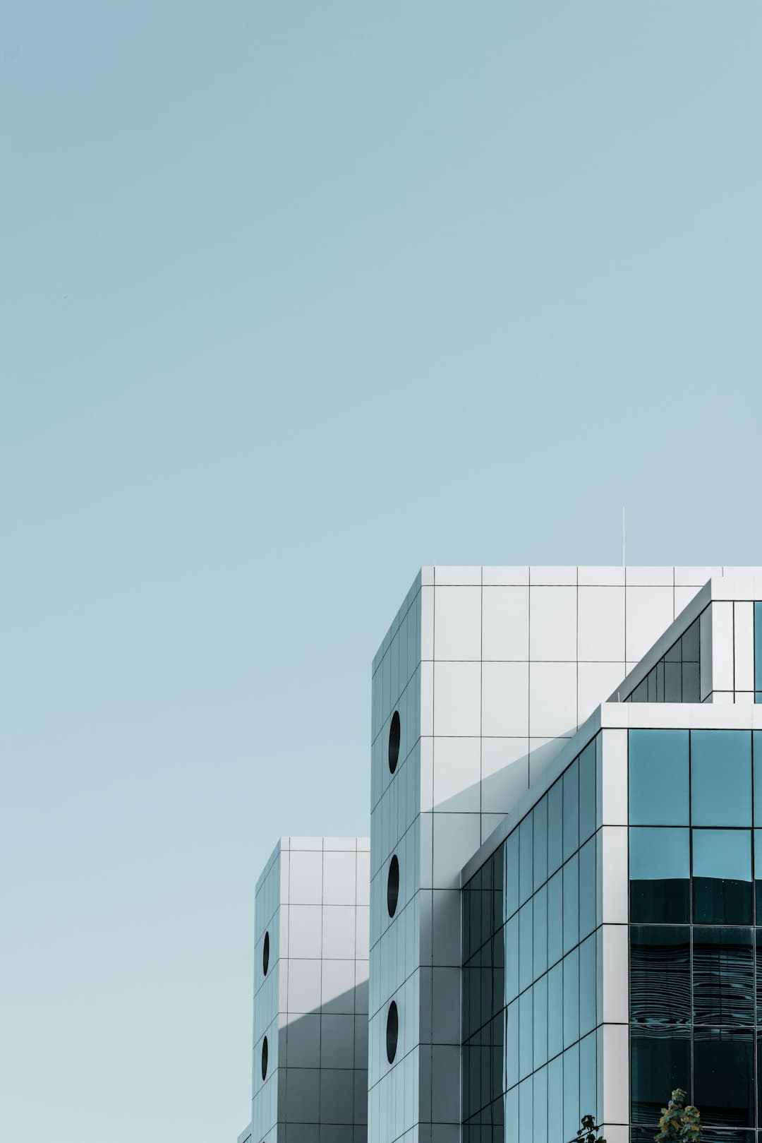 A modern and professional office building exterior.